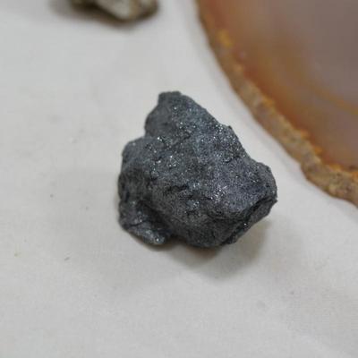 Collection of Geodes, Hematite, Mica, Jasper + More