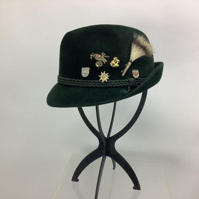 690 Bavarian Tyrolean Alps Hat & Souvenir Pins