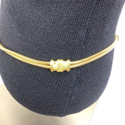 Lot 697  Judith Leiber, Gold Toned Belt