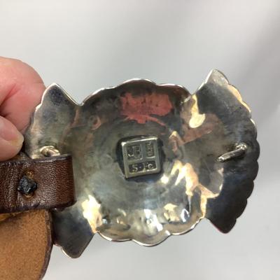 Lot 698 James Reid  LTD .925 Santa Fe Concho Belt