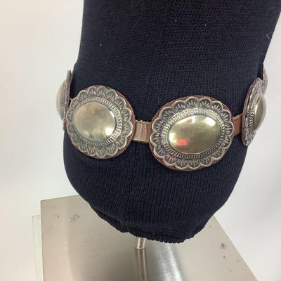 Lot 698 James Reid  LTD .925 Santa Fe Concho Belt
