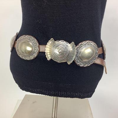Lot 698 James Reid  LTD .925 Santa Fe Concho Belt
