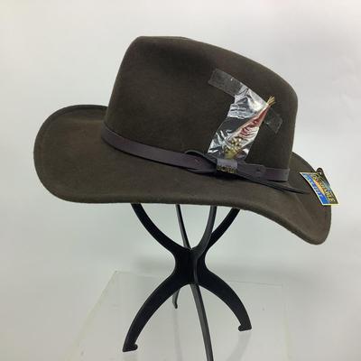 693 SCALA Men's Fedora Hat NEW NWT