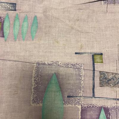MCM Atomic themed vintage fabric