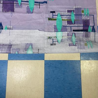 MCM Atomic themed vintage fabric