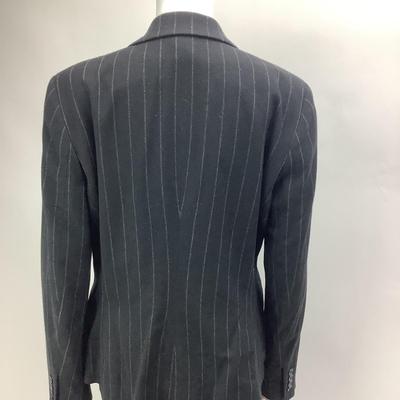 Lot 706 Ralph Lauren Black Label, Black/Charcoal Grey Pinstriped Suit