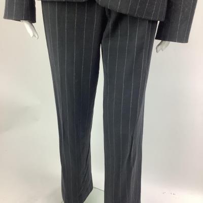 Lot 706 Ralph Lauren Black Label, Black/Charcoal Grey Pinstriped Suit