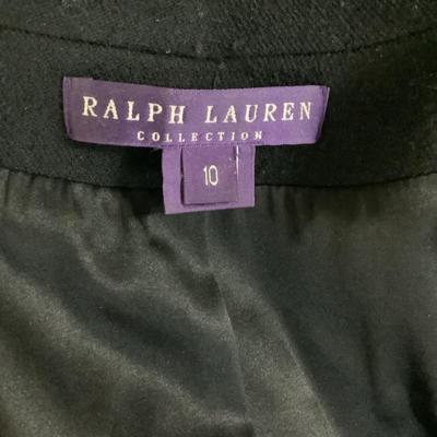 Lot 707 Ralph Lauren Collection Jacket with Fur Collar Size 10