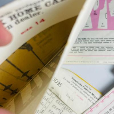 Vintage sewing patterns
