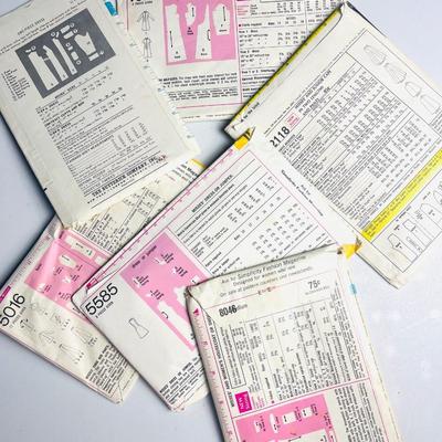 Vintage sewing patterns