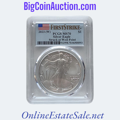 SILVER EAGLE PCGS MS70