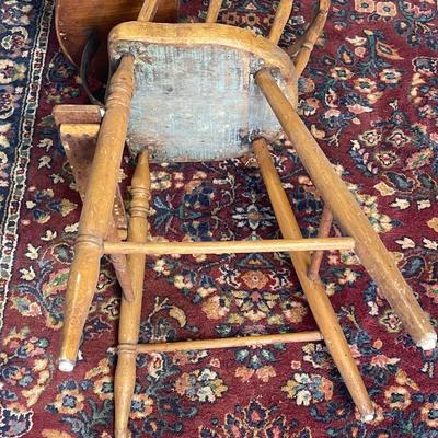 Antique high chair