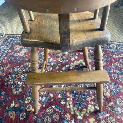 Antique high chair