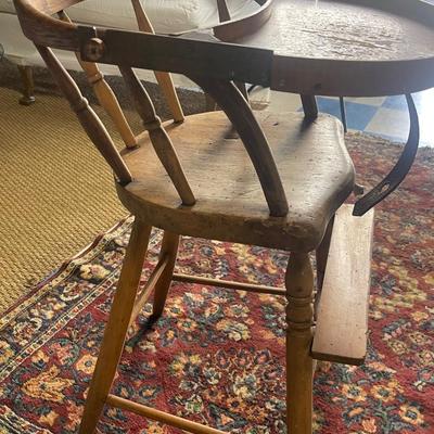 Antique high chair