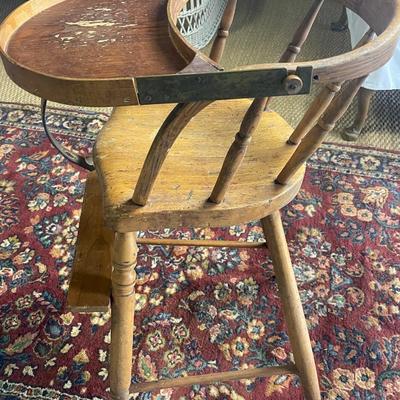 Antique high chair