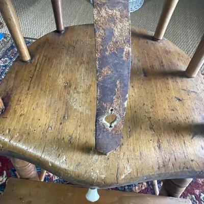 Antique high chair