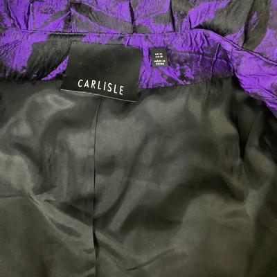 714 Carlisle Purple & Black Blazer