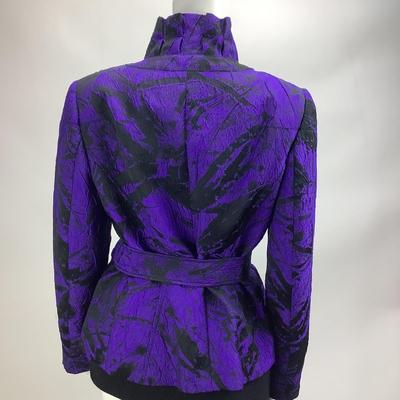 714 Carlisle Purple & Black Blazer