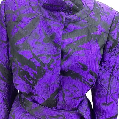 714 Carlisle Purple & Black Blazer