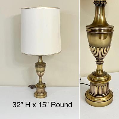 Trio (3) ~ Brass Table Lamps