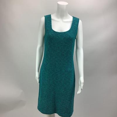 Lot  720 St John Collection by Marie Gray, Blue/Green Knit Dress with Jacket