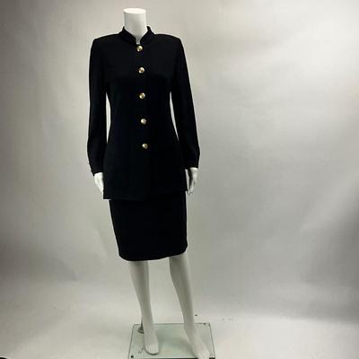 Lot 726  St John Basics Knit Skirt & Jacket Set