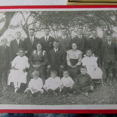 Lot 530:  Vintage Print of Family
