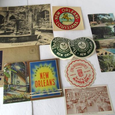 Lot 532:  Lot of Vintage New Orleans Paper Ephemera