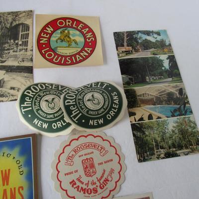 Lot 532:  Lot of Vintage New Orleans Paper Ephemera