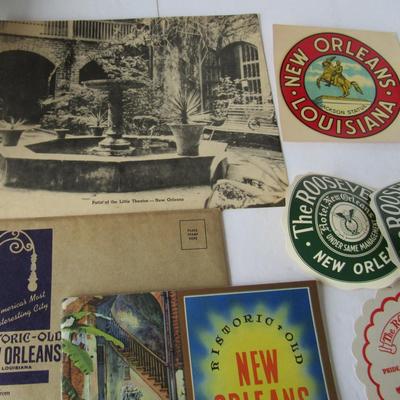 Lot 532:  Lot of Vintage New Orleans Paper Ephemera