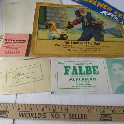 Lot 534:  Misc Paper Ephemera, Stationary From Farmer's State Bank