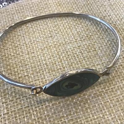 Silver Abalone Bracelet