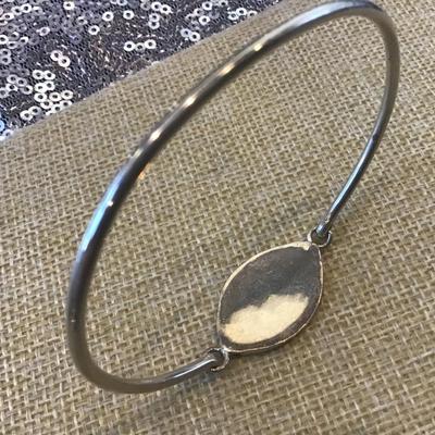 Silver Abalone Bracelet