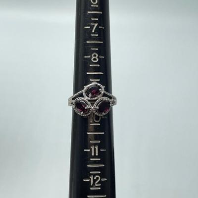 Green Onyx, Zircon & Rhodolite (B4-SS)