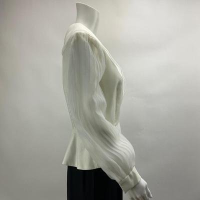 Lot 735. Alex Eve White Blouse & Carlisle Black Pants