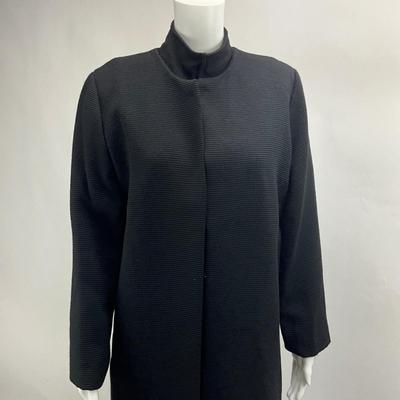 Lot 736. Geoffrey Beene Saks Fifth Avenue Black Dress & Diane Phelps Wool Coat