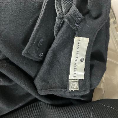 Lot 736. Geoffrey Beene Saks Fifth Avenue Black Dress & Diane Phelps Wool Coat