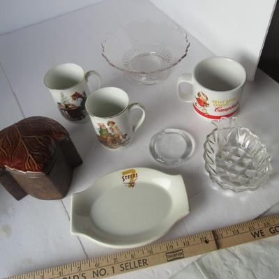 Lot 541:  Lot of Misc Glass, Etc