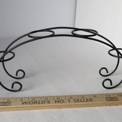 Lot 548:  Nice Sturdy Metal Candle Holder