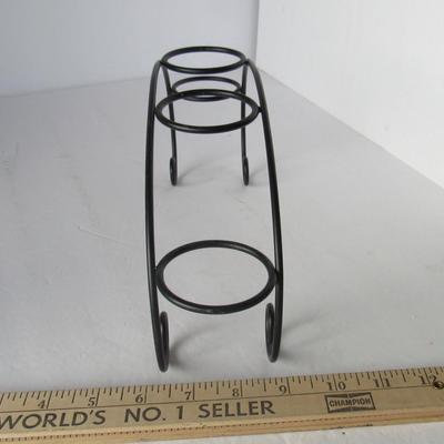 Lot 548:  Nice Sturdy Metal Candle Holder