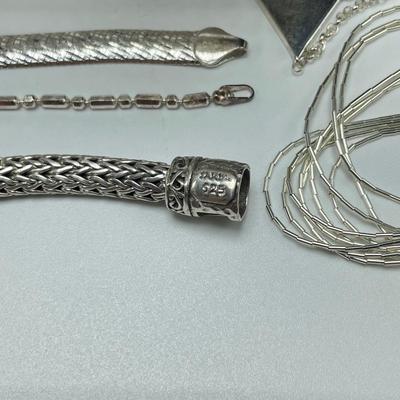 Unique Sterling Chains & Bracelets w/ Sets (B4-SS)