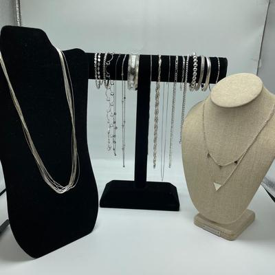 Unique Sterling Chains & Bracelets w/ Sets (B4-SS)