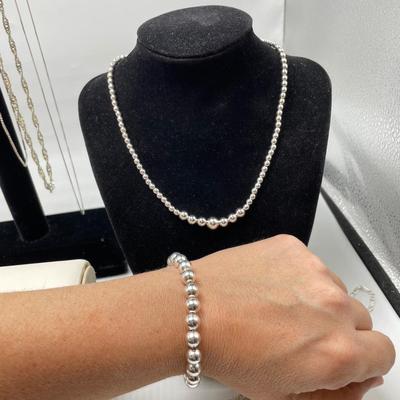 Unique Sterling Chains & Bracelets w/ Sets (B4-SS)