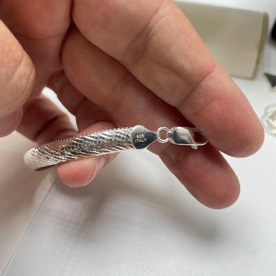 Unique Sterling Chains & Bracelets w/ Sets (B4-SS)