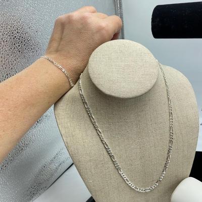 Unique Sterling Chains & Bracelets w/ Sets (B4-SS)