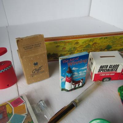 Lot 550:  Junk Drawer Lot Advertising Smalls