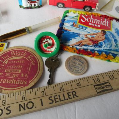 Lot 550:  Junk Drawer Lot Advertising Smalls