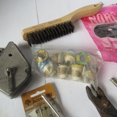 Lot 552:  Junk Drawer Lot Tools, Etc