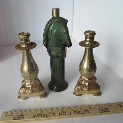 Lot 556:  3 Vintage Avon Bottles