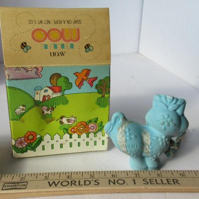 Lot 557:  Old Avon Cow Soap on a Rope